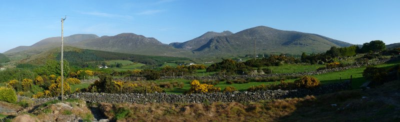 (48) Panorama from the campsite.jpg - The mountains of Mourne